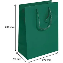 Sigel Papier-Geschenktüten 5 St. 23 x 17 cm Opalgrün matt