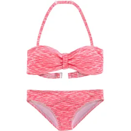 VENICE BEACH Bandeau-Bikini rot 134/140