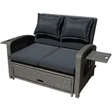 Garden Pleasure Nizza Loungesofa grau