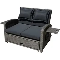 Garden Pleasure Nizza Loungesofa grau