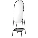 [en.casa] Standspiegel Perano mit Ablage 160 x 46 cm