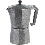 Cucina di Modena Espresso-Kocher 400 ml 9 Tassen Hammerschlag-Optik