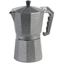Cucina di Modena Espresso-Kocher 400 ml 9 Tassen Hammerschlag-Optik