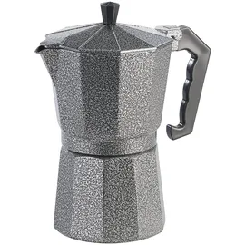 Cucina di Modena Espresso-Kocher 400 ml 9 Tassen Hammerschlag-Optik