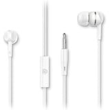 Motorola Sound Earbuds 105 - Kabelgebundenes In Ear Stereo Kopfhörer mit Mikrofon für Freisprechanrufe - Weiß