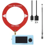 Kompatibel Mit Dem Mini-radioempfänger Si4732, Frequenzbereich 10 Khz-180 Mhz, 1,9-zoll-bildschirm, Unterstützt Fm/am/lsb/usb-kurzwellenradio, Si4732 Radio + 2 Antennen