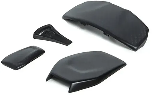 Agv Sportmodular Airvent And Set Helm-heckspoiler - Matt Carbon - One Size