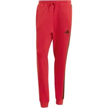 adidas Essential Three Stripes Jogginghose Rot/Schwarz XL