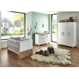 arthur berndt Babyzimmer-Komplettset »Babyzimmer-Set »Jana« 3-teilig«, (Set), weiß