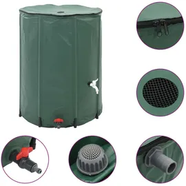 vidaXL Regenwassertank Faltbar 1350 l grün