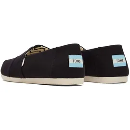 TOMS Alpargata Herren Slipper, Schwarz Weiß, 44.5 EU