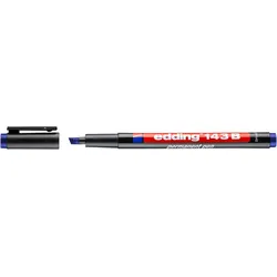 edding 143 B Permanenter Folienschreiber blau