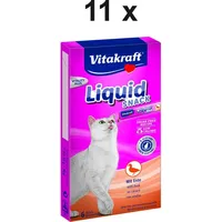 Vitakraft Katzensnack Cat Liquid Snack Ente - 11 x