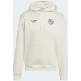 adidas FC Bayern München Hoodie 2023 Weiß Herren Gr. S