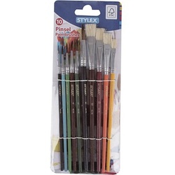 TOPPOINT Pinsel-Set Größe 1, 2, 3, 4, 6, 8, 10, 12, 10-teilig