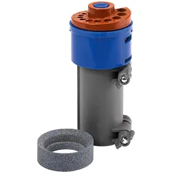 kwb Spiralbohrer Anschleifvorrichtung, Schleifaufsatz, Metall, Blau, Grau, Rot,