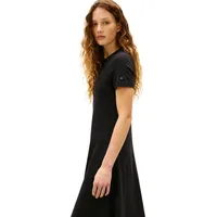 Tommy Hilfiger Midikleid Schwarz 36
