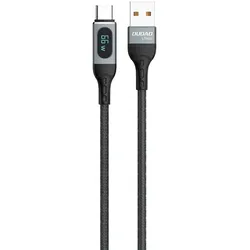 Dudao Kabel USB USB-A - USB-C 1 m Czarny 6973687243678 - Kabel - Digital/Daten,