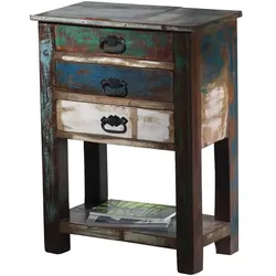 Telefontisch 'Seaside' Massivholz Recycletes Holz Shabby Chic