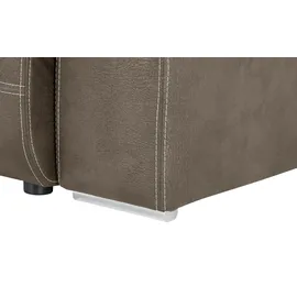 Uno Schlafsofa Mikrofaser 2-Sitzer Braun