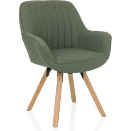 hjh living Polsterstuhl Scandi Soft Polyester salbei