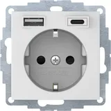Berker USB-Steckdose 3 St. Weiß