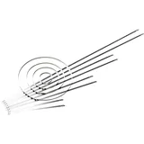 HellermannTyton 111-01552 MST700S Kabelbinder 5.90mm Silber mit Kugelverschluss, Hitzestabilis