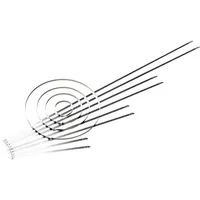 HellermannTyton 111-01552 MST700S Kabelbinder 5.90mm Silber mit Kugelverschluss, Hitzestabilis
