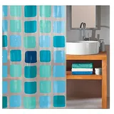 KLEINE WOLKE Duschvorhang Sonny 180 x 200 cm blau