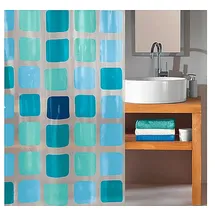 KLEINE WOLKE Duschvorhang Sonny 180 x 200 cm blau