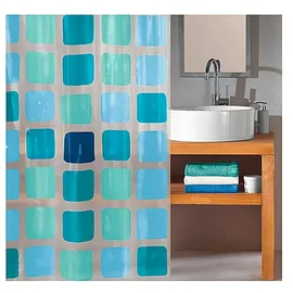 KLEINE WOLKE Duschvorhang Sonny 180 x 200 cm blau