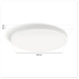 Philips Hue LED-Panel Tento White & Color Ambiance Ø 42,1 cm Weiß