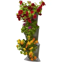 GARDENA Pflanzkasten, Breite: 17 cm, grau, Kunststoff