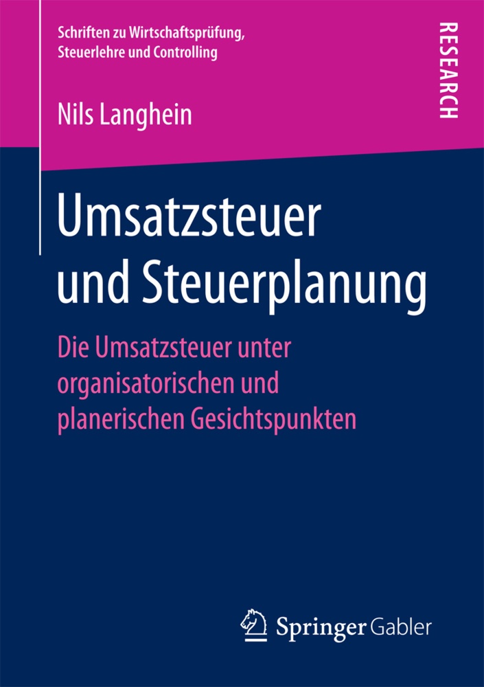 Umsatzsteuer Und Steuerplanung - Dr. Nils Langhein  Kartoniert (TB)