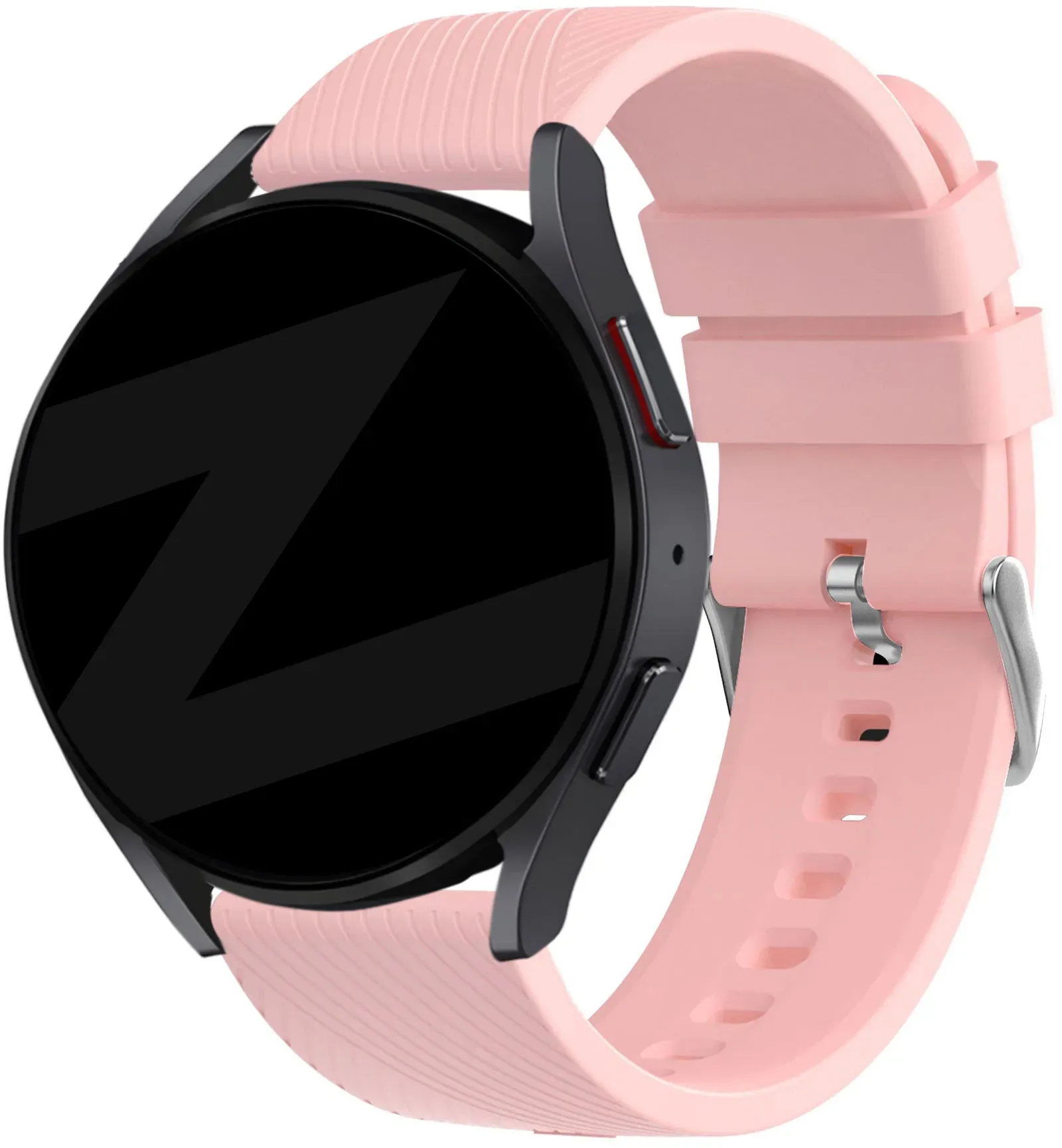 Bandz Noise Noisefit Halo Armband Silikon 'Deluxe' für Noise Noisefit Halo - Rosa - Schnallenverschluss