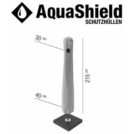 Siena Garden Schirmhülle 30/40x215 cm Kunststoff Grau