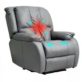 Happy Home Massagesessel elektrisch 0 x 0 x 0 cm grau