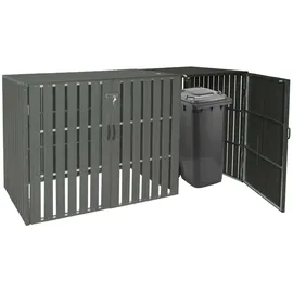 MCW Mülltonnenbox Erweiterung J28 Anthrazit 115x66x76cm