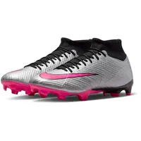 Nike Mercurial Superfly 9 Academy XXV FG/MG Fußballschuhe Herren 060 - metallic silver/hyper pink-black-volt 44