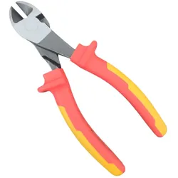 Seitenschneider Schere Zange Spitzzange in Isolation 180mm VDE 9889