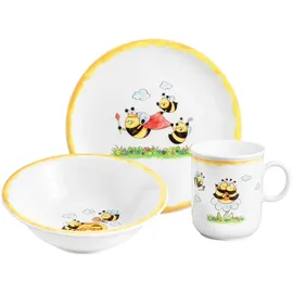 SELTMANN WEIDEN Kindergeschirr Set Compact Fleißige Bienen