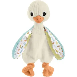 Fisher-Price Schmusegans 25 cm Blau/Orange/Weiß