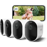 Arlo Pro 5 2K 4 Stück Weiß