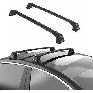 TURTLE DACHTRÄGER AIR-3 , Schwarz VOLKSWAGEN MULTIVAN T6 2016 - 2024 - Schwarz