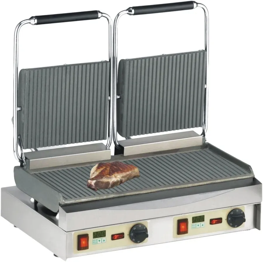 Neumärker Kontaktgrill Kamtschatka-Grill | Oben und unten geriffelt