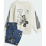 Adidas Disney Micky Maus Jogginganzug Off White / Carbon / Semi Spark 80