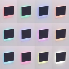 Longlife LED LED Treppenleuchte eckig schwarz - Lichtfarbe: Smart Tuya RGB CCT 3W - Lichtaust...