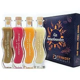 Geschenkset mit BOX | 4 x 100ml | Pralinien-, Edbeer-, Cappuccino,- Orangen