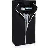 Songmics Kleiderschrank 75 x 160 x 45 cm Schwarz