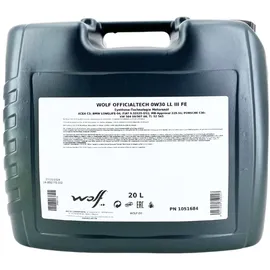 WOLF-Garten Wolf Officialtech 0w-30 LL III FE 20 Liter